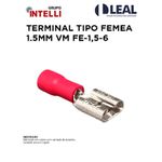 TERMINAL TIPO FEMEA 1.5MM VERMELHO FE-1,5-6 INTELLI