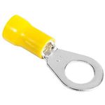 TERMINAL TIPO OLHAL 4 A 6 MM AMARELO TP-6-5 INTELLI