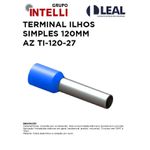 TERMINAL ILHOS SIMPLES 120MM AZ TI-120-27 INTELLI