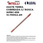 HASTE TERRA COBREADA COM ROSCA IHPBC-858 13.7MMX2.4M INTELLI - PACOTE COM 10 UNIDADES