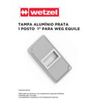 TAMPA ALUMÍNIO PRATA 1