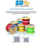 CABO FLEX 2.5MM AZ CARRETEL SIL