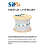 CABO FLEX 1.5MM BCO CARRETEL SIL