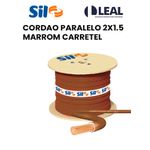 CORDÃO PARALELO 2X1.5 MR CARRETEL - SIL