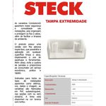 TAMPA EXTREMIDADE 12X09 - STECK