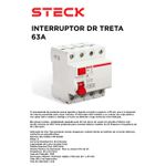 INTERRUPTOR DR TETRA 63A STECK