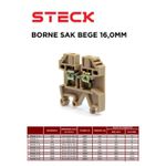 BORNE SAK BEGE 16,0MM