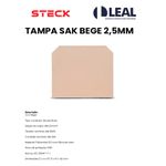 TAMPA SAK BEGE 2,5MM STECK