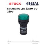 SINALEIRO LED 22MM VD 220V