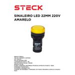 SINALEIRO LED 22MM AM 220V