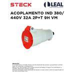 ACOPLAMENTO IND 380/440V 32A 2P+T 9H VM STECK