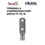 TERMINAL A COMPRESSAO FURO DUPLO TF-16-2L INTELLI