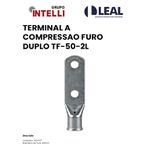 TERMINAL A COMPRESSAO FURO DUPLO TF-50-2L INTELLI