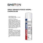SPRAY BRANCO FOSCO 400ML CHEMICOLOR