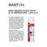 SPRAY BRANCO FOSCO ALTA TEMPERATURA 350ML CHEMICOLOR