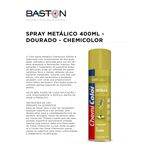 SPRAY METALICO DOURADA 400ML CHEMICOLOR