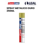 SPRAY METÁLICO OURO 250ML CHEMICOLOR