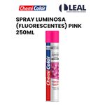 SPRAY LUMINOSA (FLUORESCENTES) PINK 250ML CHEMICOLOR