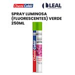 SPRAY LUMINOSA (FLUORESCENTES) VERDE 250ML CHEMICOLOR