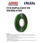 FITA DUPLA FACE VERDE 19X20M XT80 ADERE