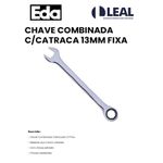 CHAVE COMBINADA COM CATRACA 13MM FIXA EDA