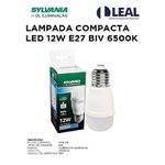 LAMPADA COMPACTA LED 12W E27 BIV 6500K