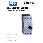 DISJUNTOR MOTOR MPW80 40~50A WEG