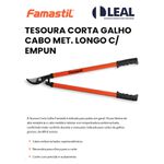 TESOURA CORTA GALHO CABO MET. LONGO C/ EMPUN FAMASTIL