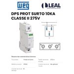 DISPOSITIVO PROTETOR SURTOS 10KA 275V WEG