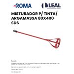MISTURADOR P/ TINTA/ ARGAMASSA 80X400 SDS ROMA