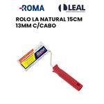 ROLO LA NATURAL 15CM 13MM C/CABO ROMA