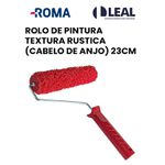 ROLO DE PINTURA TEXTURA RUSTICA (CABELO DE ANJO) 23CM ROMA