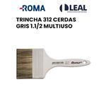 TRINCHA 312 CERDAS GRIS 1.1/2 MULTIUSO ROMA