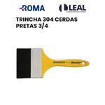 TRINCHA 304 CERDAS PRETAS 3/4 ROMA