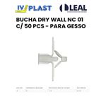 BUCHA DRY WALL NC 01 C/ 50 PCS - PARA GESSO