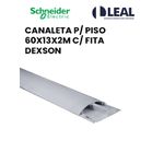 CANALETA PARA PISO 60X13X2M COM FITA DEXSON