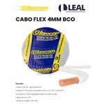 CABO FLEX 4MM BRANCO COBRECOM