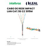 CABO DE REDE IMPACT LAN CAT.5E CZ 305M INTELBRAS