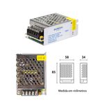 FONTE 36W 12V 3A PARA FITA LED BIVOLT BLUMENAU