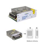 FONTE 60W 12V 3A PARA FITA LED BIVOLT BLUMENAU