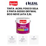 SELADOR ACRILICO BRANCO NEVE BALDE 3,6L IQUINE