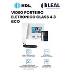 VIDEO PORTEIRO ELETRONICO CLASS 4.3 BRANCO