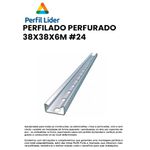 PERFILADO PERFURADO 38X38X6M #24