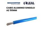 CABO ALUMINIO SINGELO AZUL 50MM
