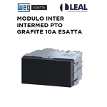 MODULO INTERRUPTOR INTERMEDIARIO PRETO GRAFITE 10A ESATTA