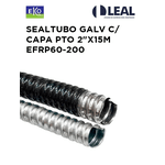 SEALTUBO GALVANIZADO COM CAPA PRETO 2"x15M EFRP60-200