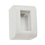 CAIXA SOBREPOR + TAMPA 1 POSTO - LINHA LIZFLEX