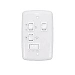 CONTROLE VENTILADOR DE TETO COM CAPACUDADE 3 VELOCIDADES + 2 LAMPADAS 127V