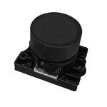 BOTÃO MONOBLOCO PULSANTE PRETO JNG