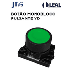 BOTÃO MONOBLOCO PULSANTE VERDE JNG